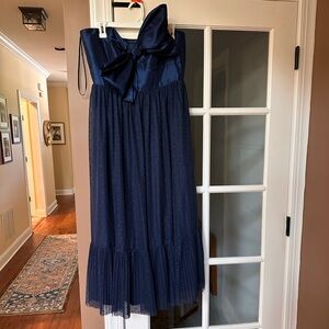 Women’s New Anthropologie blue dress.